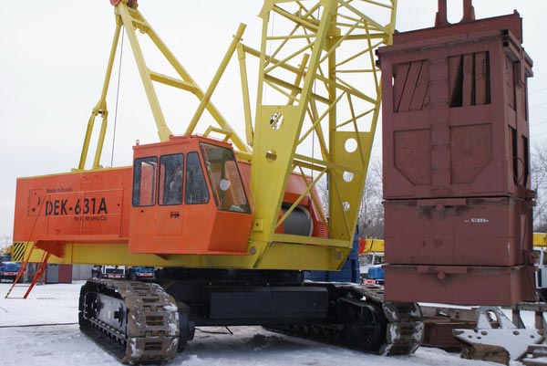 Аренда гусеничного крана ДЭК-631