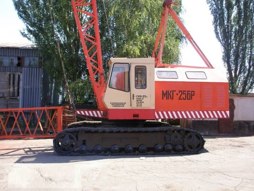 Аренда гусеничного крана МКГ-25БР, РДК-25