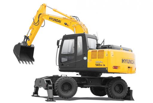 Аренда колесного экскаватора Hyundai r 140 w-7 Аренда колесного экскаватора Hyundai r 140 w-7