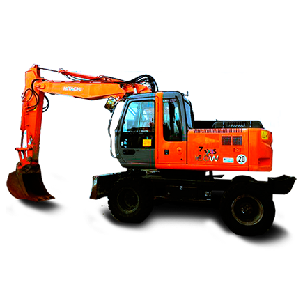 Аренда колесного экскаватора Hitachi 160 Аренда колесного экскаватора Hitachi 160