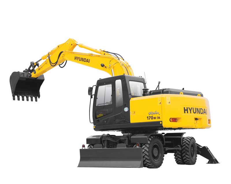 Аренда колесного экскаватора Hyundai r 170 w-7 Аренда колесного экскаватора Hyundai r 170 w-7