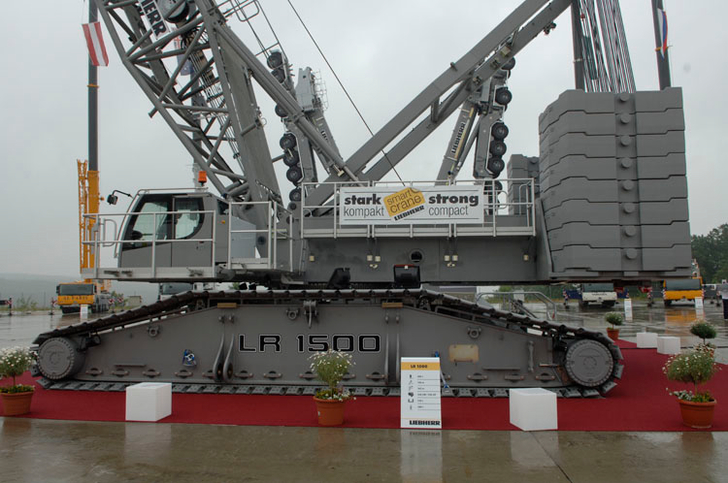 Аренда гусеничного крана Liebherr LR 1500