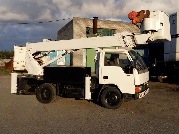 Аренда автовышки Mitsubishi Canter